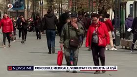 Concediile medicale, verificate cu poliția la ușă